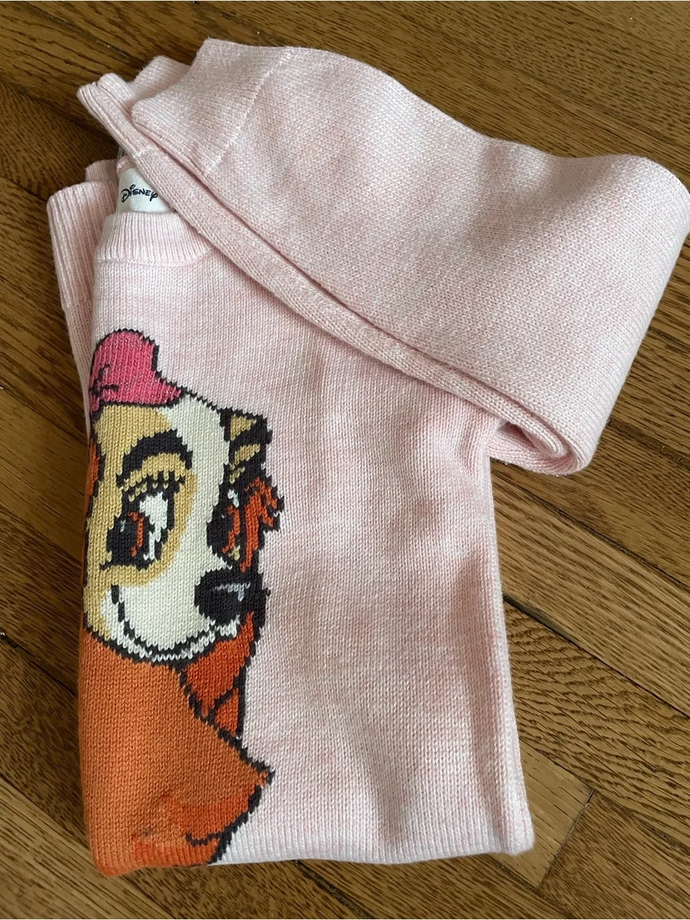 GAP Disney Pink Knit Dress GIRLS 4 Lady and Tramp sweater